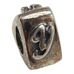 Tara’s Diary Initial Y Bead Made in Ireland Sterling NOS Celtic Trinity Knot